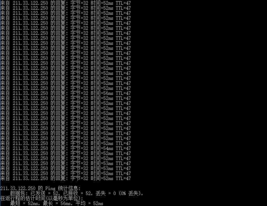 Kdatacenter Ping延迟情况