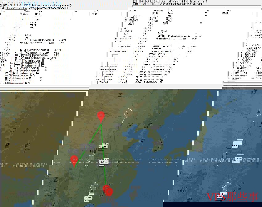LOCVPS香港VPS 路由测试