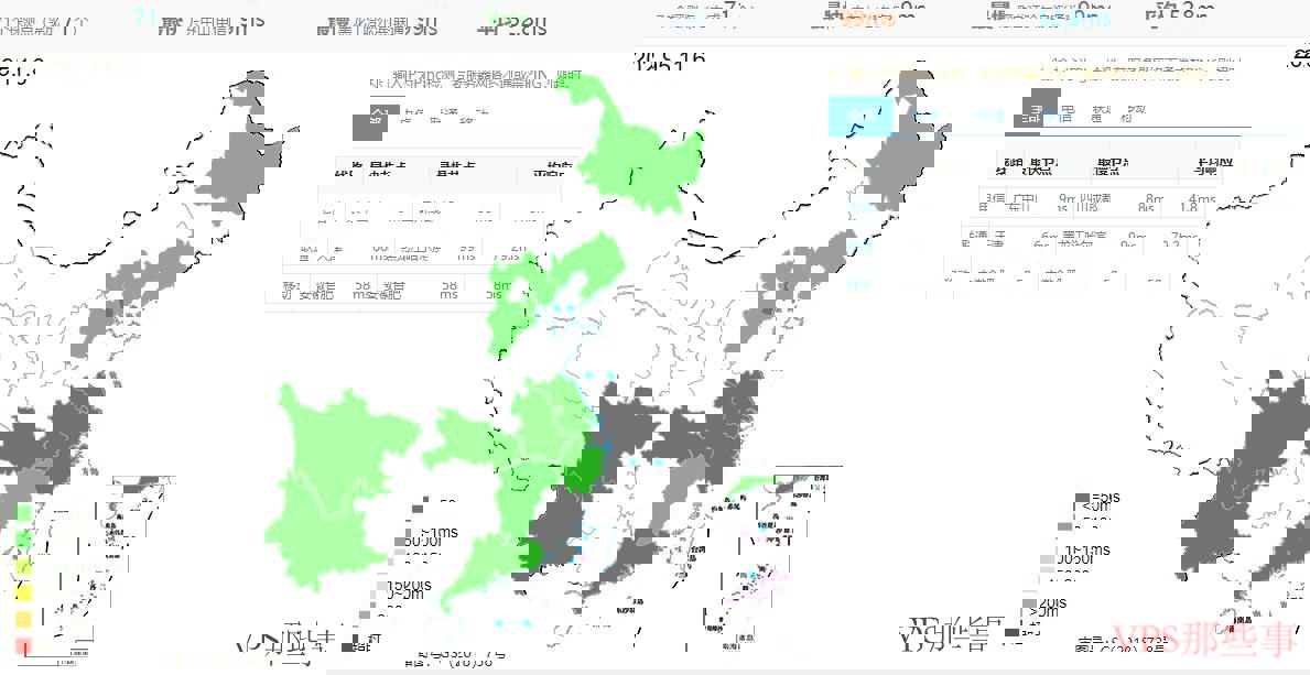快云科技三网Ping延迟效果