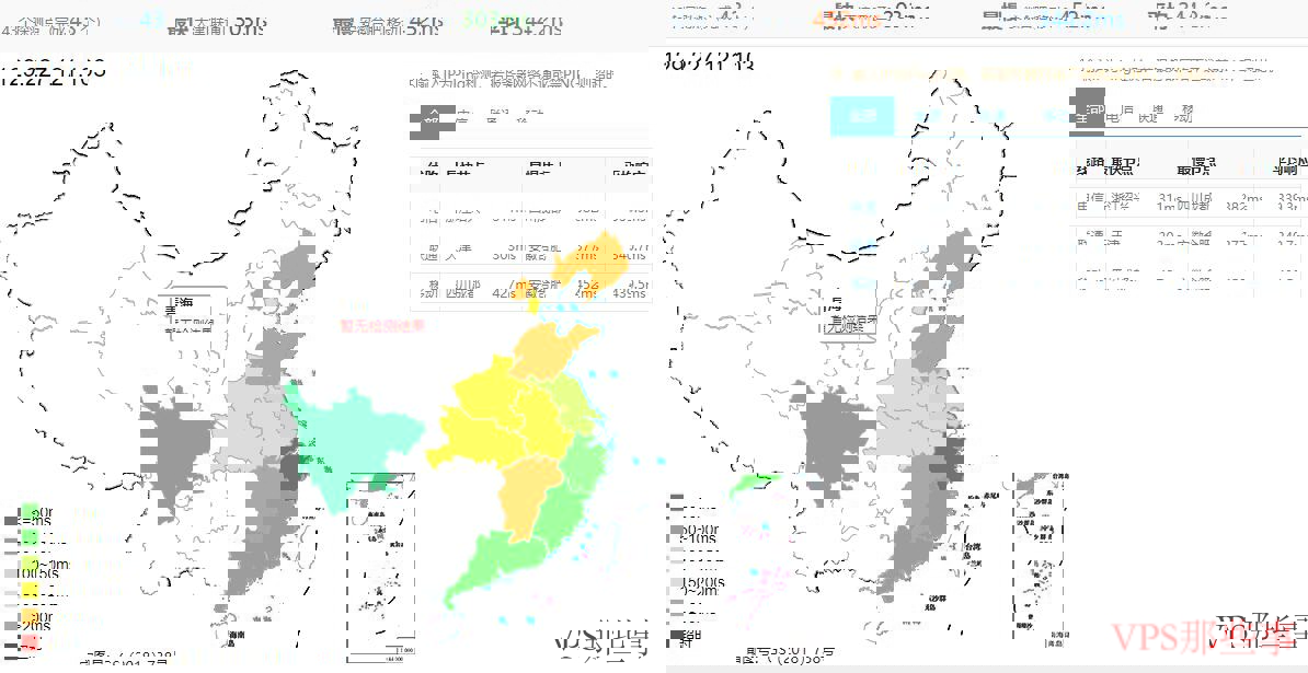 全国三网Ping延迟测试 全国三网Ping延迟测试
