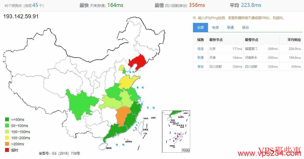 HostShield荷兰VPS三网Ping延迟效果 HostShield荷兰VPS三网Ping延迟效果