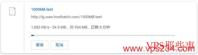 HostHatch波兰VPS下载速度测试 HostHatch波兰VPS下载速度测试