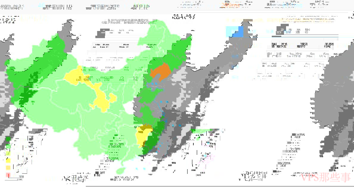 ZJI:全国三网Ping延迟