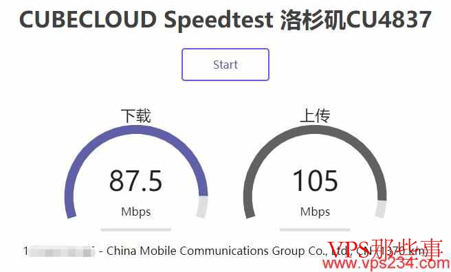 CUBECLOUD美国VPS测评-AS4837线路 CUBECLOUD美国VPS测评-AS4837线路