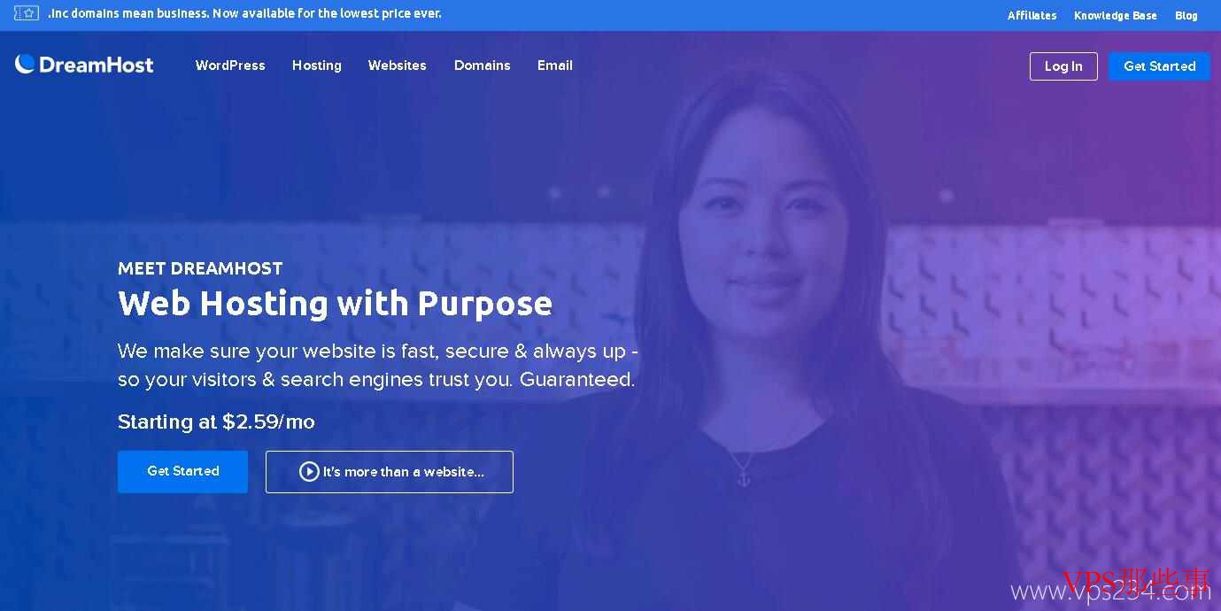 DreamHost 美国虚拟主机推荐