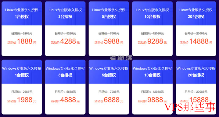 宝塔面板专业版和企业版新春优惠