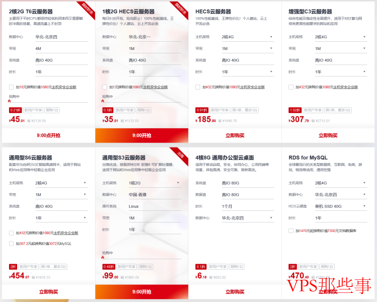 企业用户云产品优惠