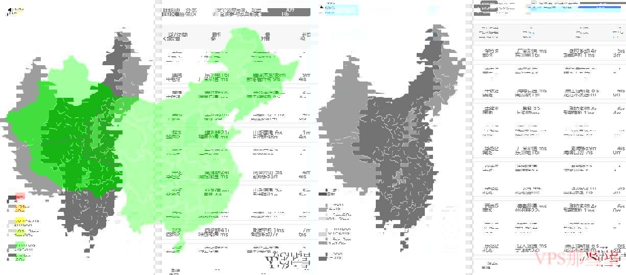 全国三网Ping延迟测试 全国三网Ping延迟测试