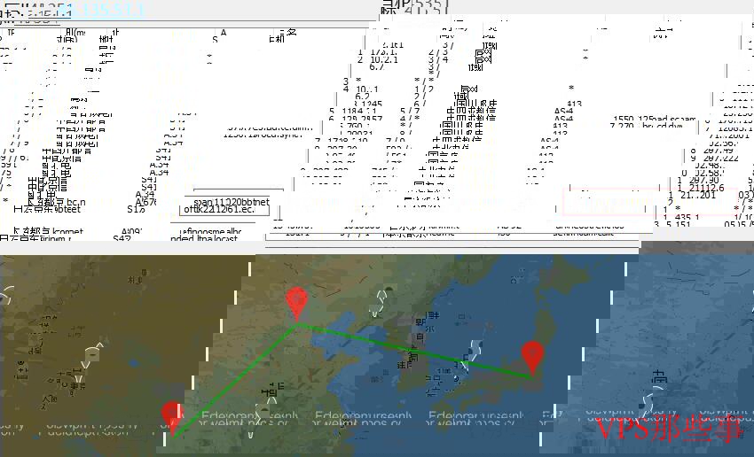 TmhHost日本VPS路由线路测试结果