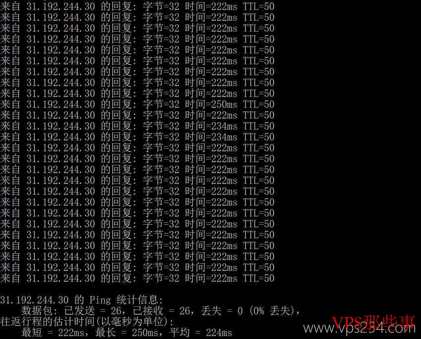justhost.asia瑞典VPS测评-斯德哥尔摩机房本地Ping平均延迟