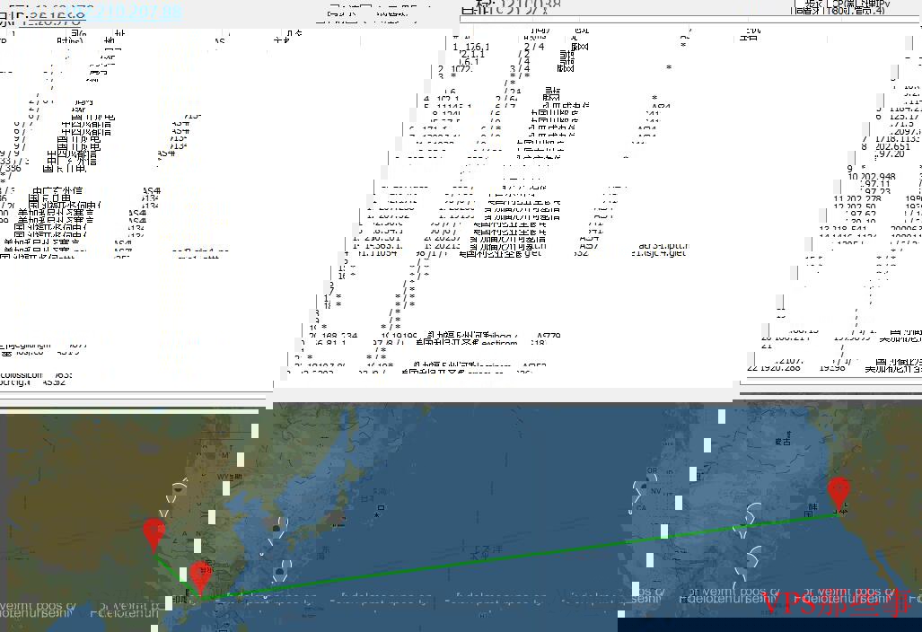 RackNerd美国VPS圣何塞节点路由测试图
