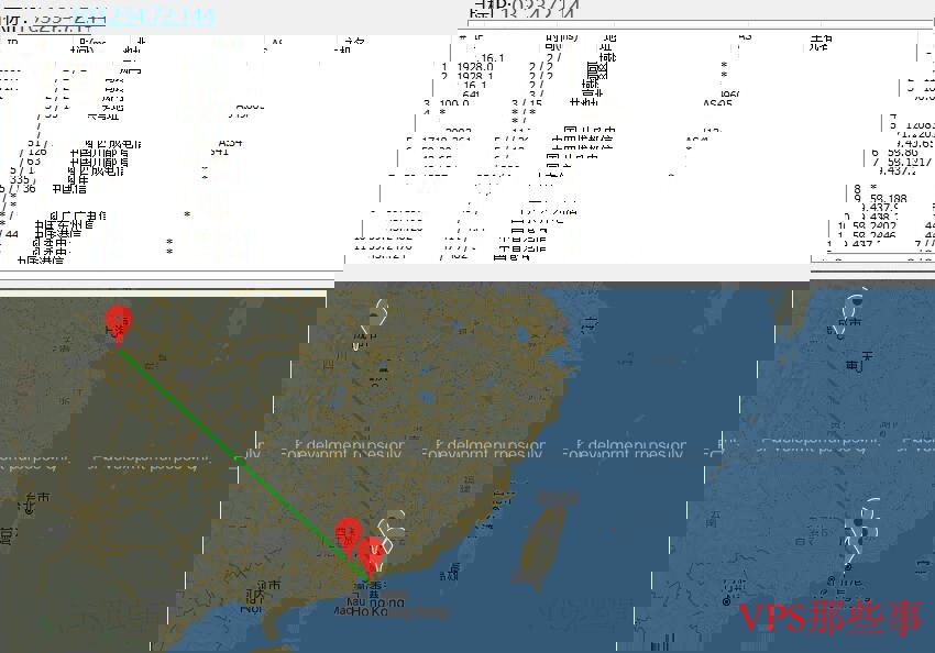 岚云香港VPS测评：CN2 GIA线路的路由表现