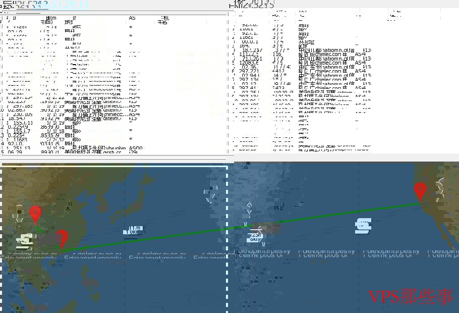 TheStack美国圣何塞VPS路由线路图