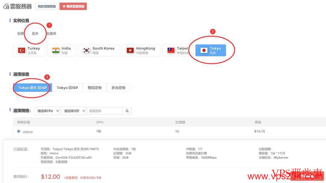 IPRaft日本东京原生双ISP线路选择
