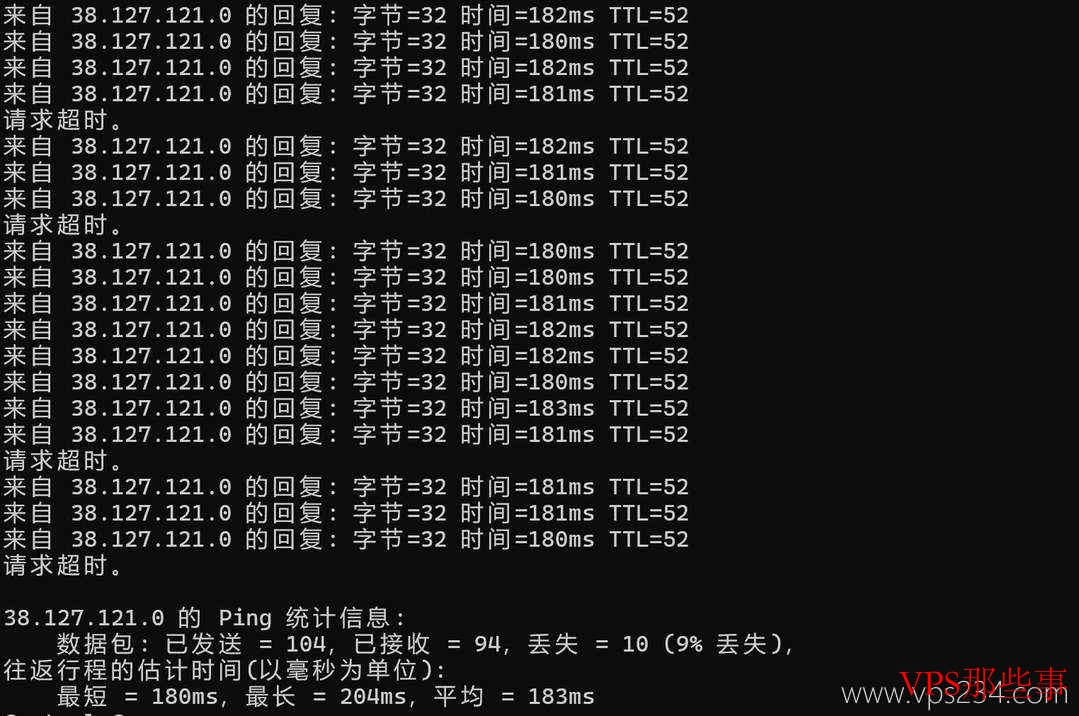 本地Ping延迟测试