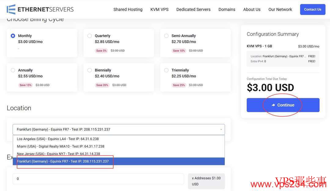 选择法兰克福节点