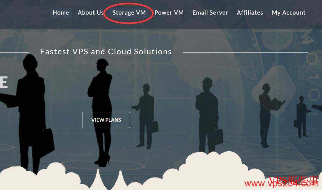 DigitalVM Storage VM菜单
