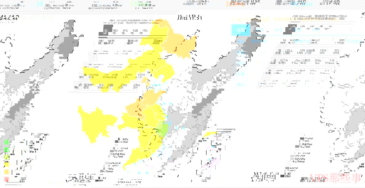 全国三网Ping延迟