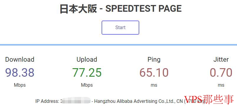 LOCVPS日本VPS测评介绍-大阪机房软银线路