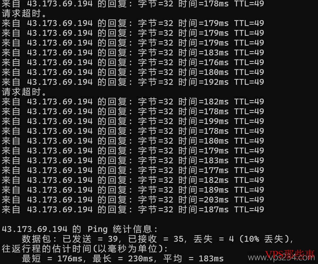 本地Ping延迟测试