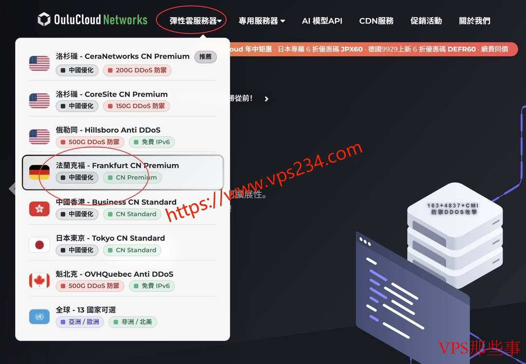 进入法兰克福产品页面
